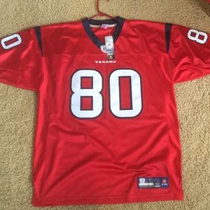 Authentic NFL jersey signed by 80 Andre Johnson